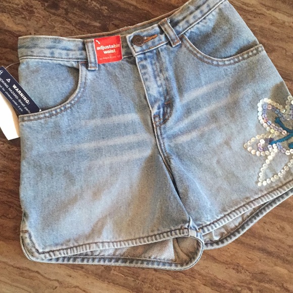 GAP JEAN SHORTS W/ADJUSTABLE WAIST Size 10 Slim - Picture 2 of 8